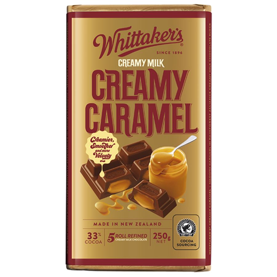 Whittakers Chocolate Block Caramel 250g