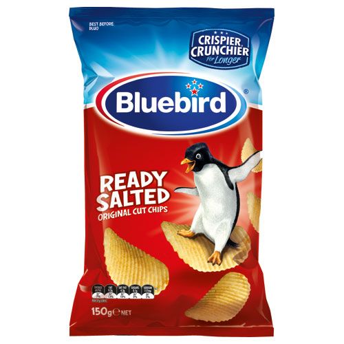 Bluebird Original Potato Chips Ready Salted 150g