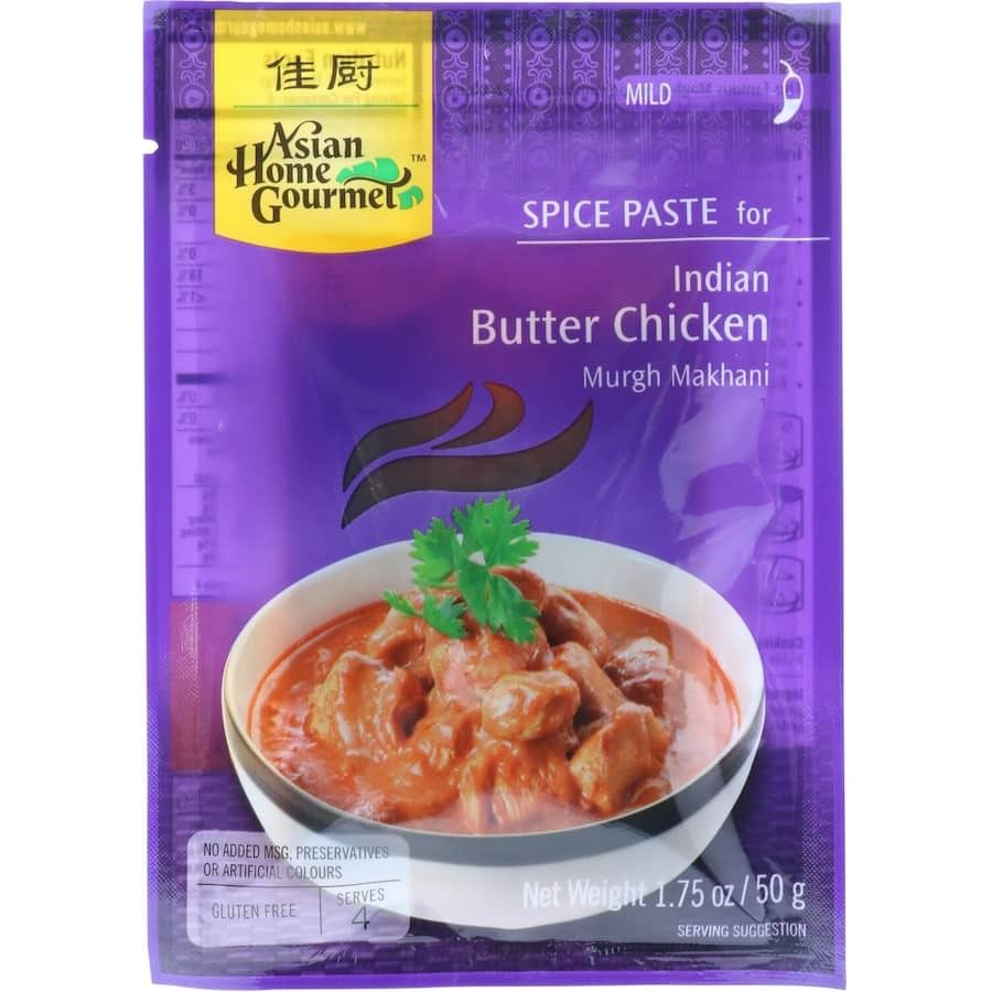 Asian Home Gourmet Indian Butter Chick 50g – Kiwi Corner Dairy