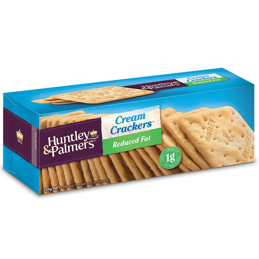 Huntley & Palmers Cream Crackers Reduced Fat 220g