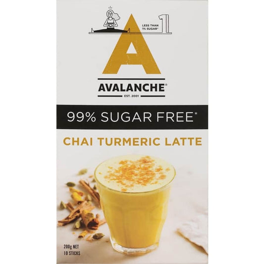 Avalanche 99% Sugar Free Chai Turmeric Latte 200g