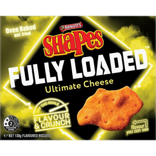 Arnotts Shapes Fully Loaded Crackers Ultimate 130g