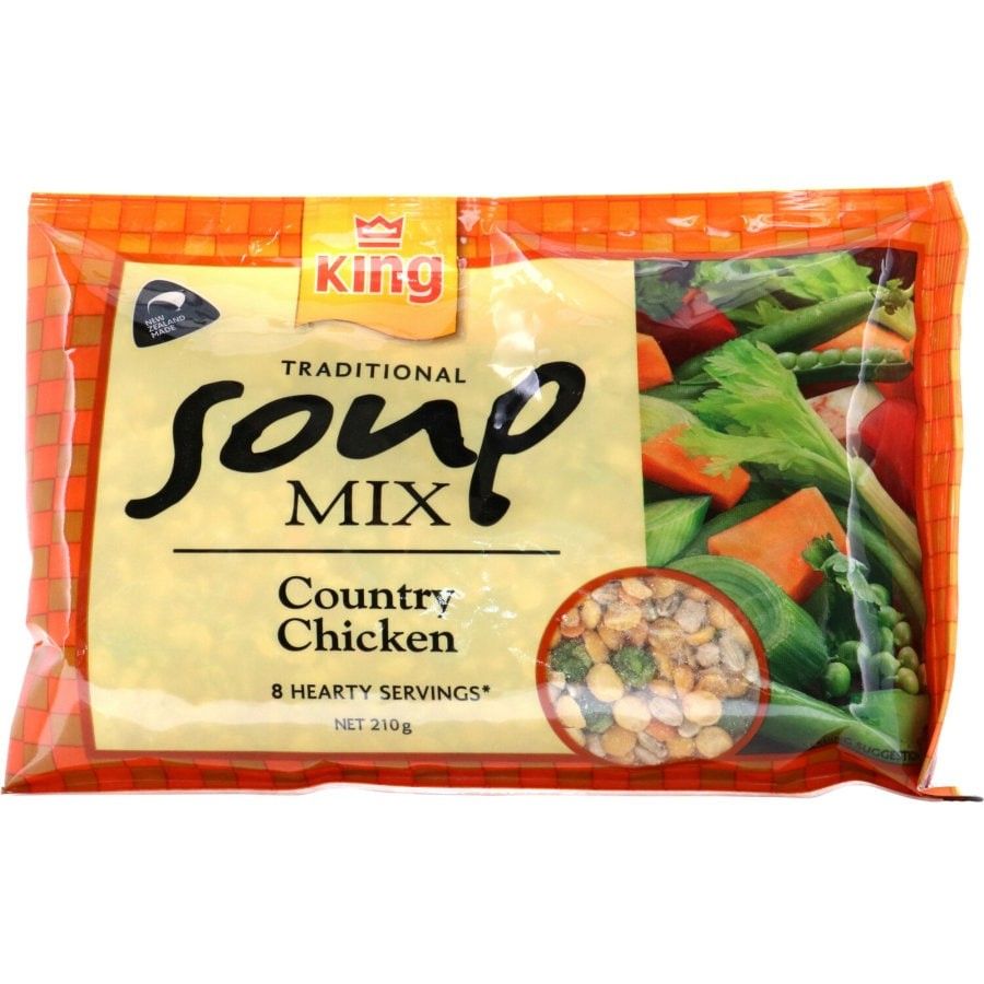 King Soup Mix Country Chicken pkt 210g