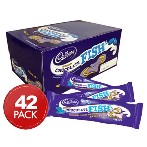 Cadbury Chocolate Fish Box (42 individually wrapped)