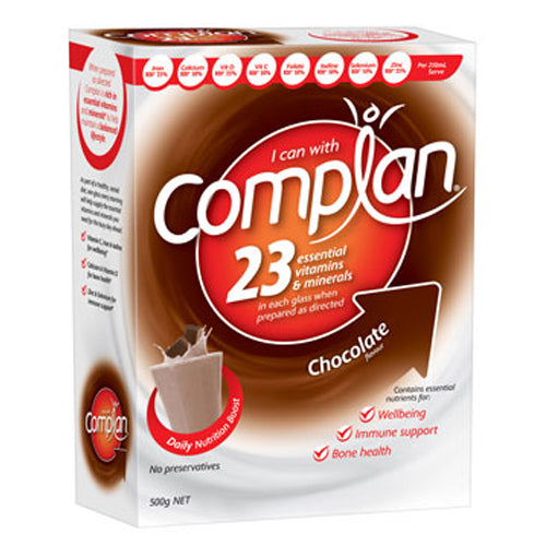 Complan Nutrition Formula Chocolate 500g