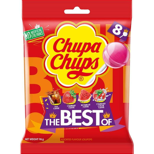 Chupa Chups Lollipops 8 pack 96g