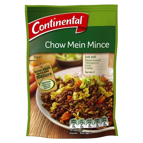 Continental Meal Base Mince Chow Mein 30g