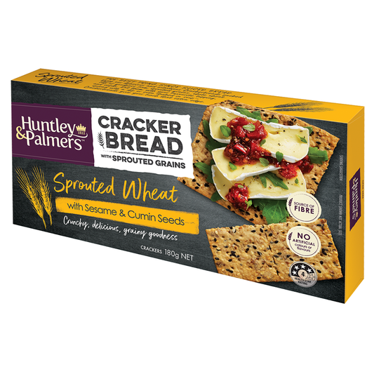 Huntley & Palmers Cracker Bread Sprouted Wheat 180g