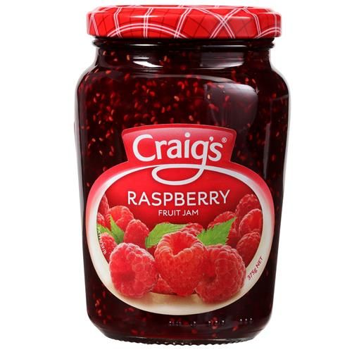 Craigs Raspberry Jam 375g