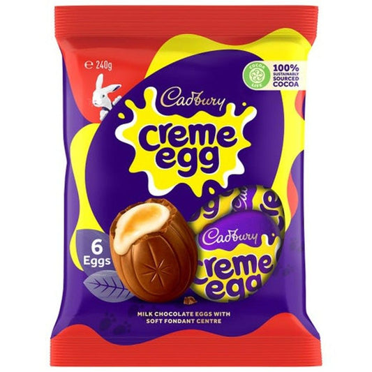 Cadbury Creme Eggs 6 Piece 240g