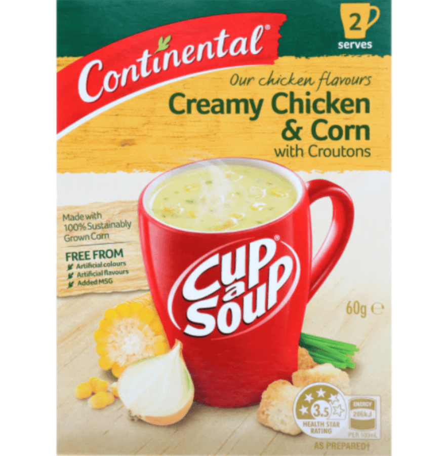Continental Cup A Soup Chicken & Corn with Croutons