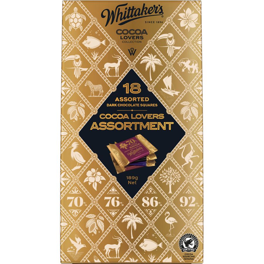 Whittakers Cocoa Lovers Selection 189g