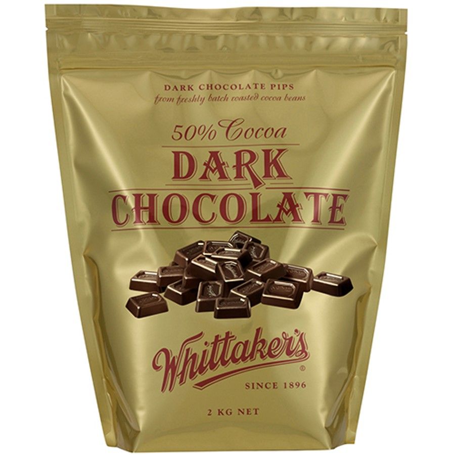 Whittakers Dark Chocolate Pips 2KG