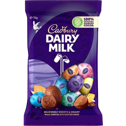 Cadbury Dairy Milk Chocolate Mini Eggs 114g