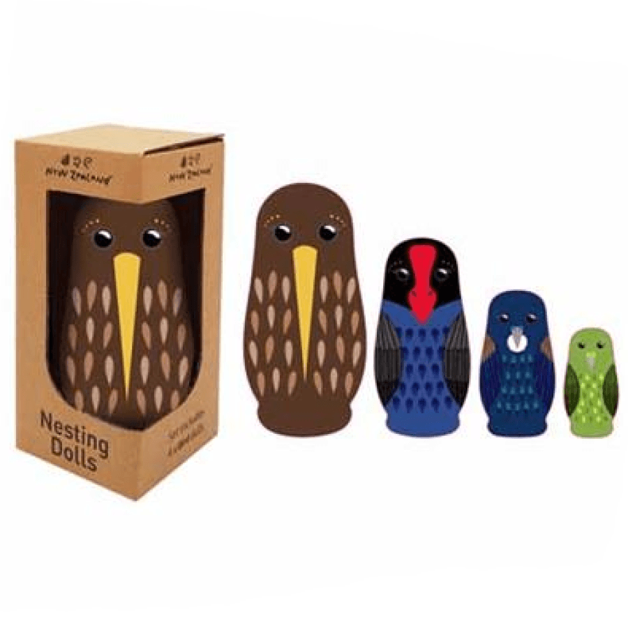 Nesting Dolls New Zealand Birds