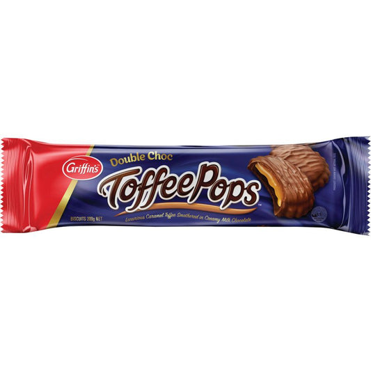 Griffins Toffee Pops Double Choc 200g