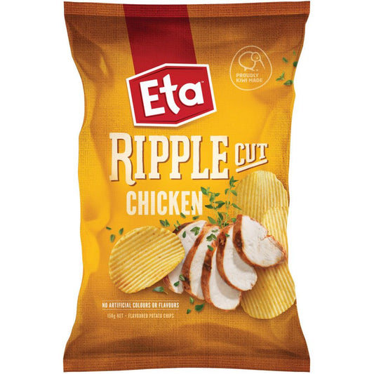 Eta Ripple Cut Chips Chick 150g