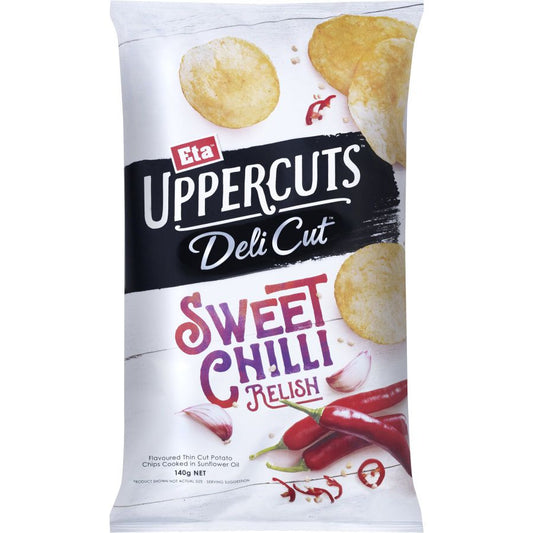 Eta Upper Cuts Chips Sweet Chilli Relish 140g