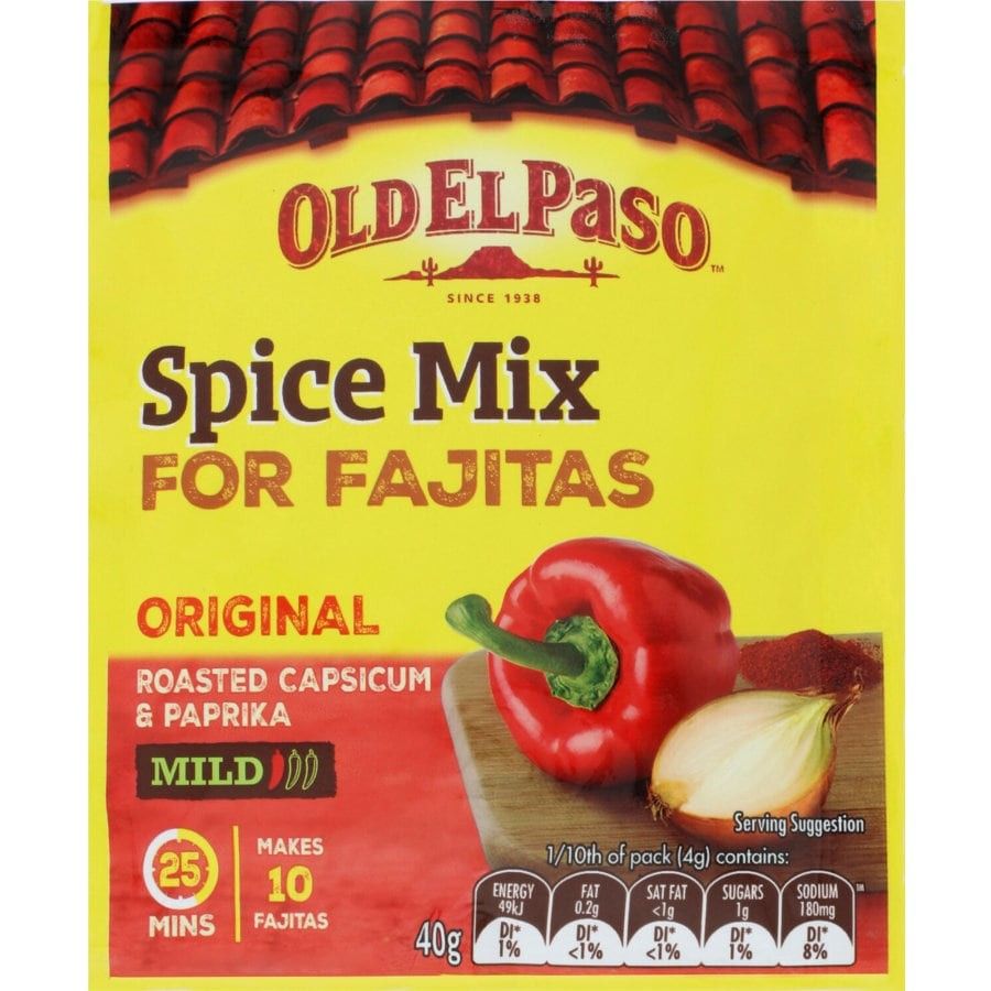 Old El Paso Mexican Fajita Seasoning 40g