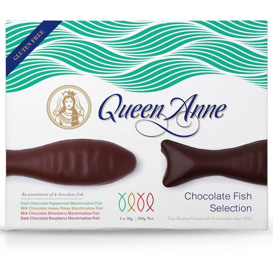 Queen Anne Chocolate Fish Selection 200g