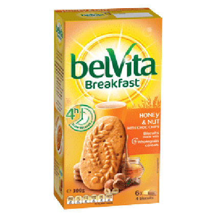 Belvita H & Nut Breakfast Bars 300g 6 x 4pk
