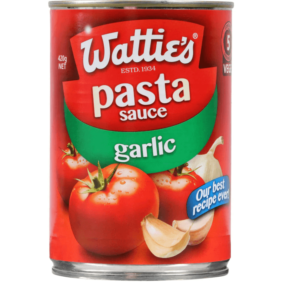 Wattie's Pasta Sauce Garlic 420g