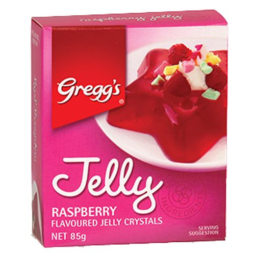 Greggs Jelly Crystals Raspberry 85g