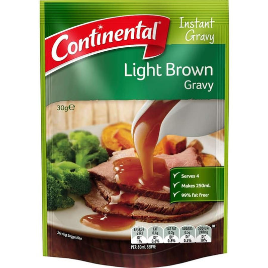 Continental Instant Gravy Light Brown 30g