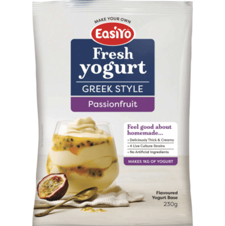 Easiyo Yoghurt Base Greek Style Passionfruit 230g