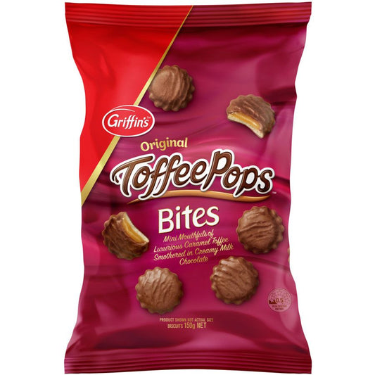 Griffins Toffee Pops Original Bites 150g
