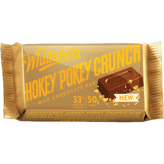 Whittakers Chocolate Slab Hokey Pokey Crunch 50g
