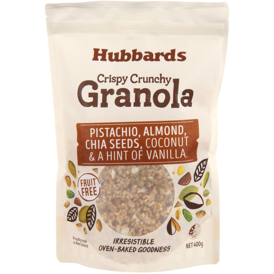 Hubbards Granola Pistachio Almond & Chia 400g