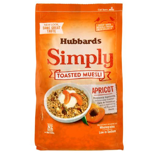Hubbards Simply Toasted Muesli Apricot 650g