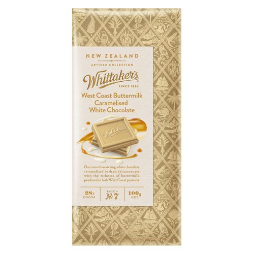 Whittakers Artisan Caramel White Chocolate 100g