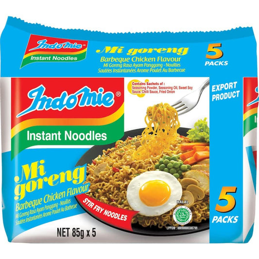 Indomie Instant Noodles BBQ Chick 425g 5pk