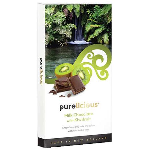 Purelicious Chocolate with Kiwifruit 100g