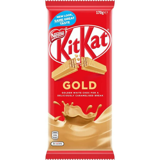 Nestle Kit Kat Chocolate Block Gold 160g