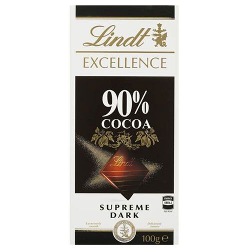 Lindt Excellence Chocolate Block Cocoa 90% 100g