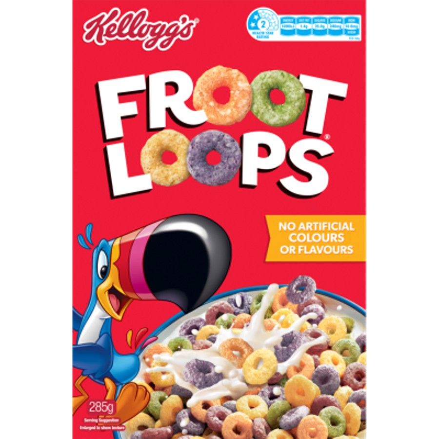 Kellogg's Froot Loops Cereal 285g – Kiwi Corner Dairy