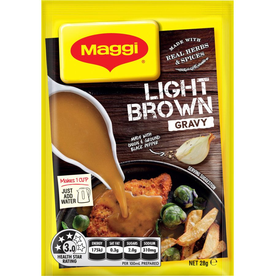 Maggi Gravy Mix Light Brown Sachet 28g