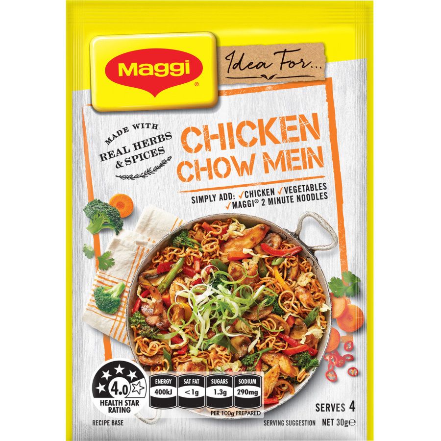 Maggi Recipe Base Chicken Chow Mein 30g