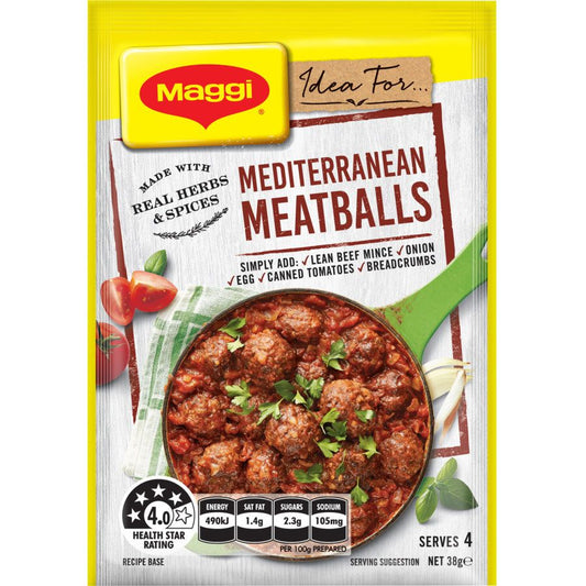 Maggi Recipe Base Mediterranean Meatballs 38g