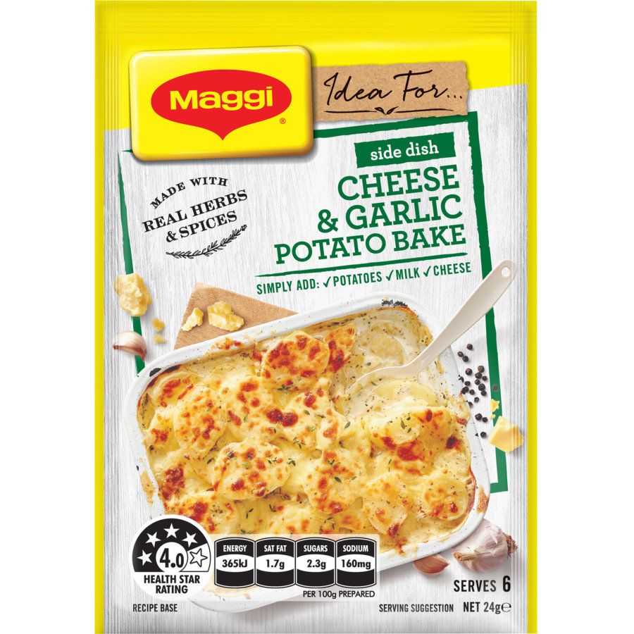 Maggi Side Dish Potato Bake Cheese & Garlic 24g