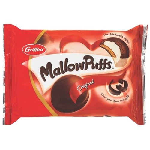Griffins Mallowpuffs Chocolate Biscuits Original 200g