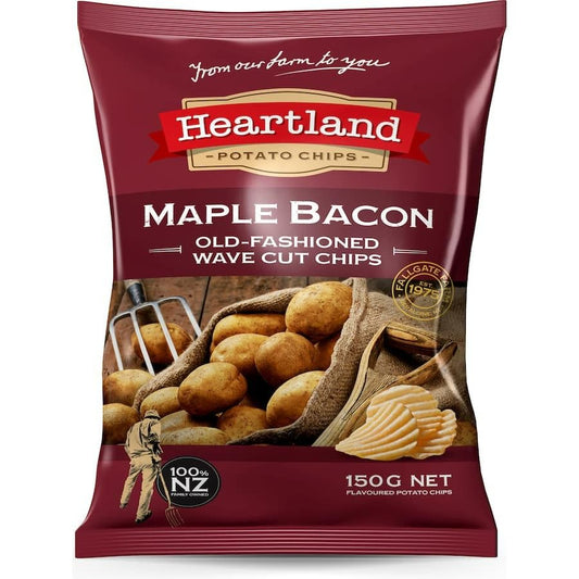 Heartland Potato Chips Maple Bacon 150g