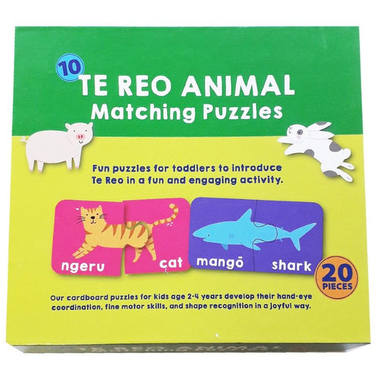 Game Te Reo Matching Animal Puzzles