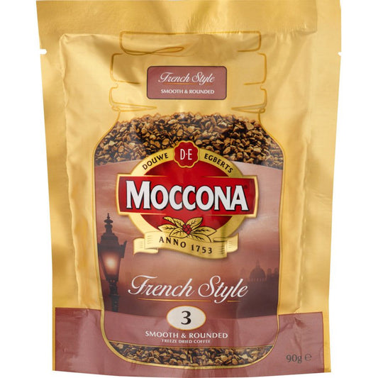 Moccona Instant Coffee French Style Refill 90g