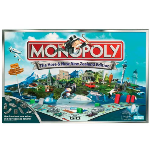 Monopoly Here & Now New Zealand Edition Board Game