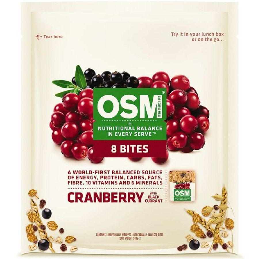 One Square Meal Cranberry Bites 8pk 340g