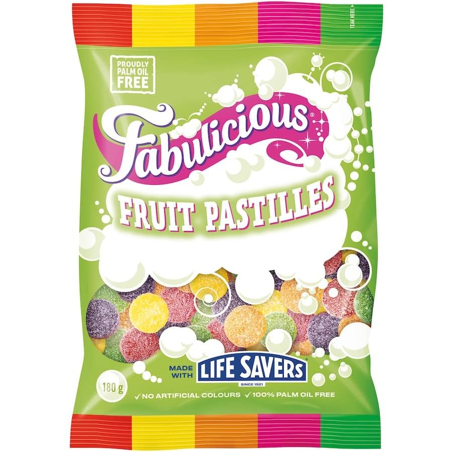 RJs Fabulicious Fruit Pastilles 180g – Kiwi Corner Dairy